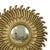 1960s Vintage Sunburst Mirror in Gold Resin, 1960s For Sale - Image 5 of 14