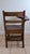 1930s 1930s Wooden School Desk Chair W/Attached Writing Arm & Book Shelf Ocean County For Sale - Image 5 of 12
