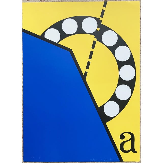 Jim Melchert "Untitled" From Suite 10 West Coast Artists 1967 Reproduction Print For Sale - Image 4 of 4