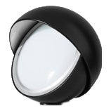 Palpebra Matt Black Table Lamp by Ico Parisi for Cassina For Sale