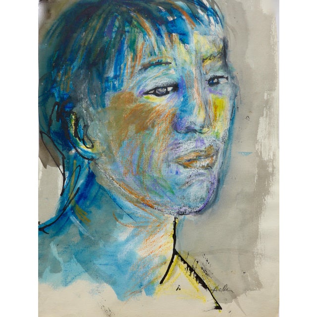 Contemporary Portrait of a Woman, Contemporary Drawing by Martha Holden For Sale - Image 3 of 3