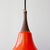 1960s Vintage Orange Glass Pendant Light, 1960s For Sale - Image 5 of 15