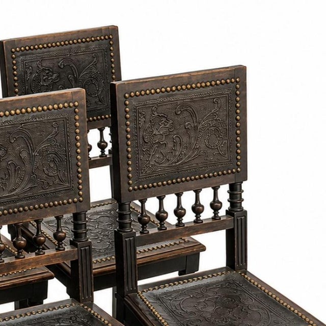 Early 20th Century Portuguese Chairs, Set of 6 For Sale - Image 4 of 6