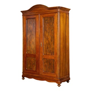 Vintage Wardrobe in Pine For Sale