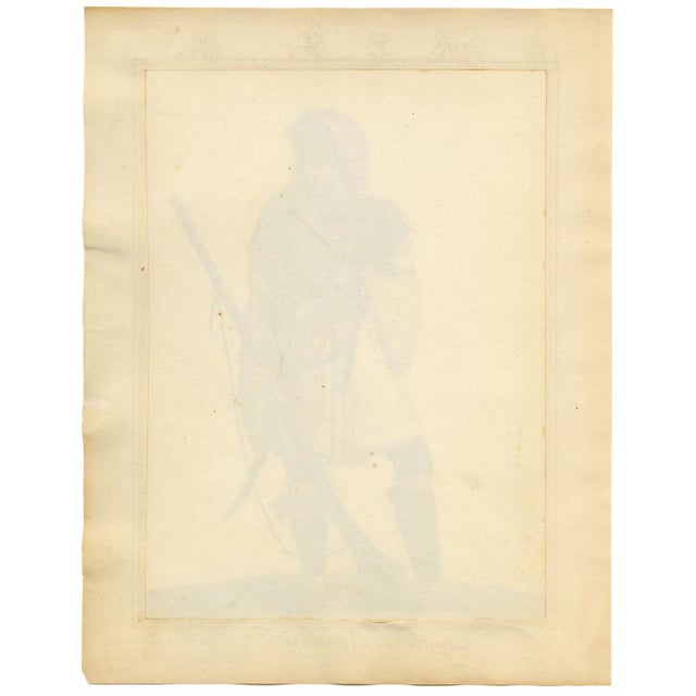 Michela De Vito, Costume of Villabadessa, Albanian Colony, Province of Teramo in the Kingdom of Naples, 1800s, Watercolour For Sale - Image 5 of 7