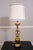 Hollywood Regency Pair Brass Hollywood Regency Style Table Lamps For Sale - Image 3 of 18