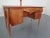 Danish Curved Teak and Oak Desk, 1960s For Sale - Image 9 of 18