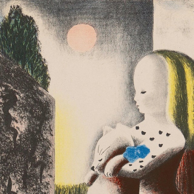 Mid-Century Modern 'Anabel & Millicent' by Nura Ulreich, Art Deco, Woman Artist, Art Institute of Chicago, Art Students League, Paris, Salon d'Automne For Sale - Image 3 of 8