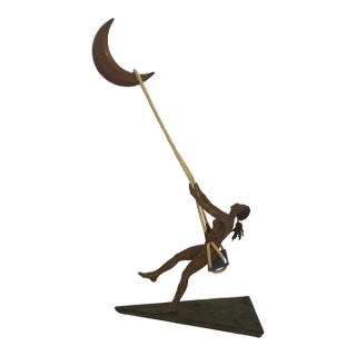 Altalena Piccolina Bronze Sculpture — Giacinto Bosco (Edition 7/9) For Sale