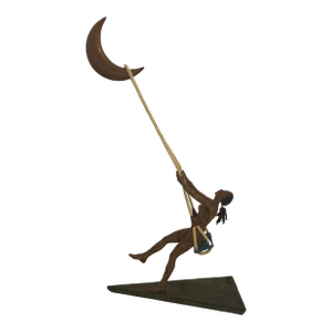 Altalena Piccolina Bronze Sculpture — Giacinto Bosco (Edition 7/9)