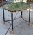 1990s 1 of 2 Dennis & Leen Regency Style Bland & Gold Mirror Top Side Table For Sale - Image 5 of 7