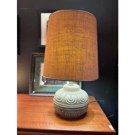 Gray 1955 Lee Rosen Mid-Century Modern Ceramic Table Lamp For Sale - Image 8 of 8