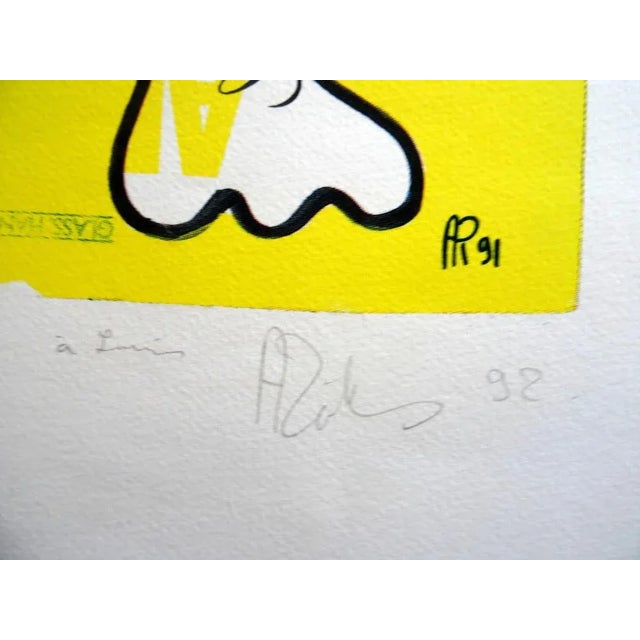 Absolut. 1991, 25/200, paper, silkscreen printing, 50x27 cm Bright colorful print, advertising poster for Absolut vodka...