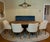 Pair of Bright Chair Maria Side Chairs in Jane Churchill Darwin Cream With Natural Walnut Legs For Sale - Image 10 of 11