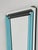 Vintage Geometric Mirror in Blue and Dark Gray Smoked Glass, 1980s For Sale - Image 4 of 7