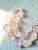 Gorgeous, vintage chunky rose quartz beaded necklace with freshwater pearl spacers and sterling silver clasp.