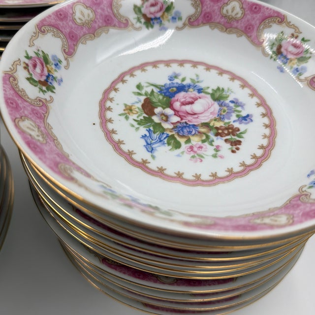 Ceramic 1990s Remington Red Sea Fine China Set With 12 Place Settings - 67 Piece For Sale - Image 7 of 12