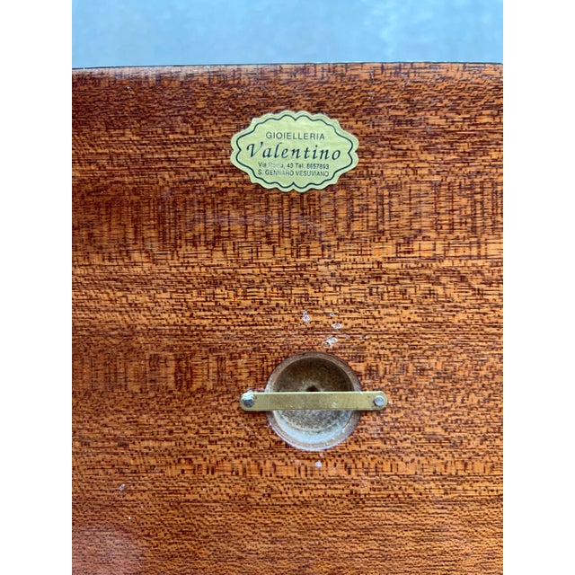 80s Valentino Italian Postmodern Inlaid Wood Marquetry Wall Clock Memphis Design Era For Sale - Image 9 of 12