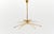 Mid-Century Modern Six-Armed Brass Sputnik Lamp, 1950s For Sale - Image 13 of 13