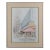 Vintage Mid-Century H. Richard Black Café De La Paix Watercolor Painting For Sale