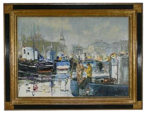 Blaszczyk, Concarneau, 1990s, Oil on Canvas