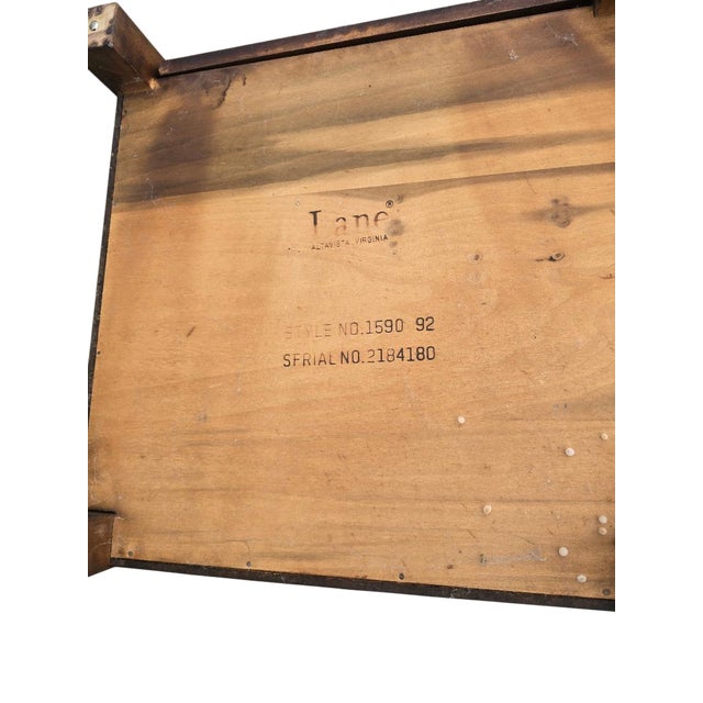 Wood Lane Walnut Modern Coffee Table + End Tables Set, 1981 – Mid Century Revival Collection For Sale - Image 7 of 10