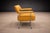 Mid-Century Modern Brazilian Modern Pair of Armchairs in Metal & Nubuck Leather by Joaquim Tenreiro, 1950s – Lot 322 For Sale - Image 3 of 14