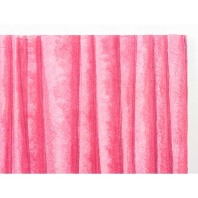 Contemporary Late 20th Century Domenick Capobianco Pink Color Field Oil on Canvas For Sale - Image 3 of 6