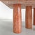 Square Model Colonnato Table in Red Travertine Marble by Mario Bellini for Cassina, 1970s For Sale - Image 12 of 18