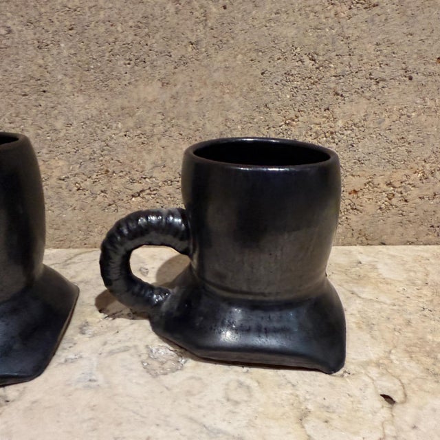 1983 Artsy Coffee Mugs Signed Pottery Melching For Sale In San Diego - Image 6 of 12