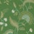Sanderson Hakimi Wallpaper in Emerald - a Sample For Sale