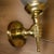 Traditional 1950's French Regency Bronze Hand Fist Torch Wall Sconce With Flame Shade For Sale - Image 3 of 14
