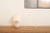 Beige Table Lamp with Stone Base & Fabric Shade For Sale - Image 8 of 10