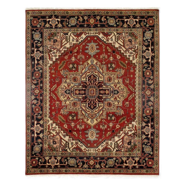 2020s 2020s Fine Hand Knotted Persian Serapi Design For Sale - Image 5 of 5