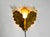 Gold Vintage Gold-Plated Glass and Metal Wall Lamp by Banci Firenze, Italy, 2000s For Sale - Image 8 of 18