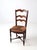 Farmhouse Antique French Provincial Rush Seat Ladder Back Chair For Sale - Image 3 of 11