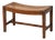 Oak and Rattan Handmade Stool For Sale