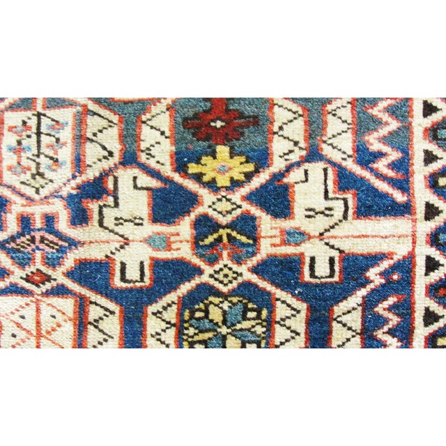 Ivory Antique Caucasian Kuba / Shirvan (Seichour-Related) Rug For Sale - Image 8 of 9