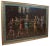 A large antique original oil painting re-imagining “The Dance of Apollo with the Muses” by Baldassare Peruzzi. “Baldassare...