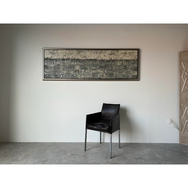 1980s Karl-Friedrich Förster Brown Leather "Texas" Desk / Accent Chair For Sale - Image 5 of 12