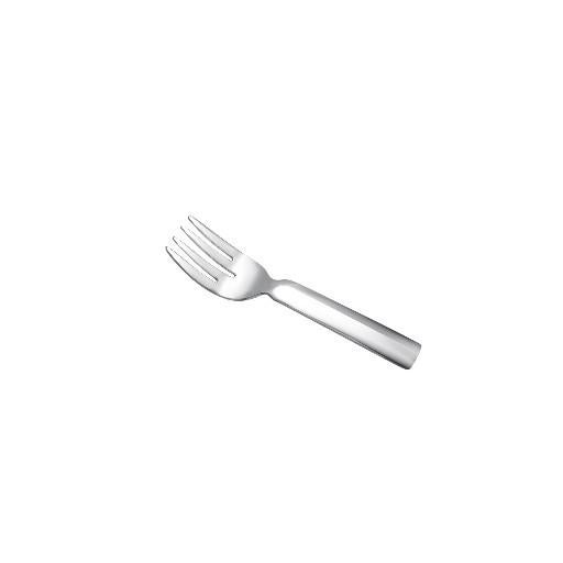 Metal Cartier Sterling Silver Child's Fork, .925 Signed, 3.75 Inches Long For Sale - Image 7 of 8