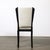 Set of 6 Art Deco Skyscraper Black Lacquer & Off White Upholstery Dining Chairs For Sale - Image 12 of 16