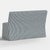 Textile Slipcover for Stoffer Home x Cloth & Company for Lindy Slipcover Dining Banquette in Jane Stripe Denim For Sale - Image 7 of 7