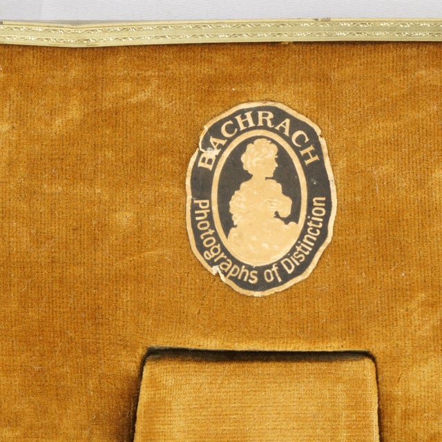 Metal Art Deco Picture Frame With Buddy Picture Circa 1930 For Sale - Image 7 of 7