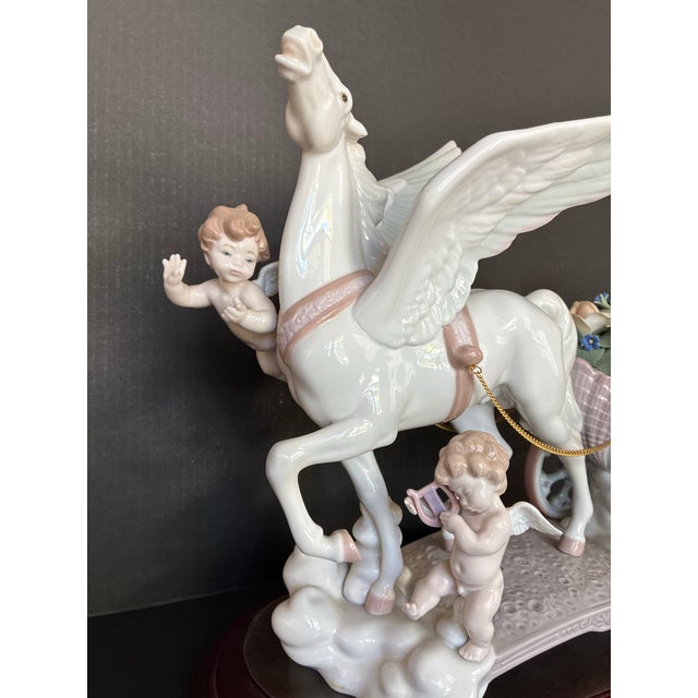 Gemstone Lladró "Celestial Journey" Porcelain Sculpture For Sale - Image 7 of 11