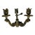 19thc French Louis XVI Gilt Bronze Gas Conversion Wall Sconce For Sale