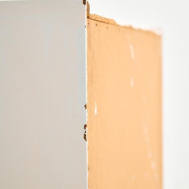 White Painted Nightstand with Three Drawers For Sale - Image 13 of 18