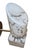 1970's Murano Art Glass Single Wall Sconce in White Mottled Glass For Sale In Los Angeles - Image 6 of 8
