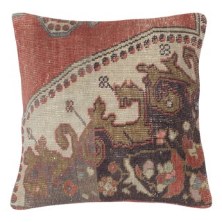 20"x20" Traditional Wool Cushion Cover. Turkish Accent Pillow. Throw Pillow For Sale