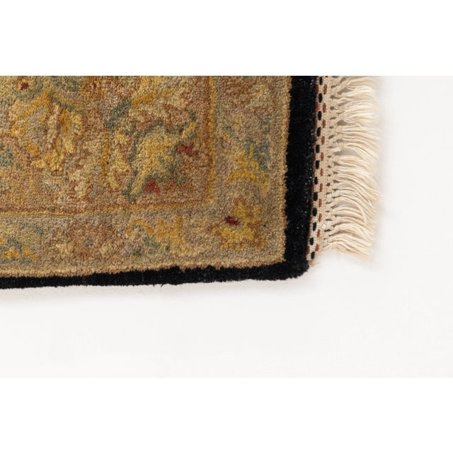 Black and Gold Tabriz Rug, 1950 For Sale - Image 4 of 7